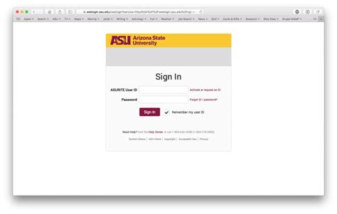 asurite|asu.edu login.